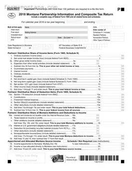 Fill a Valid Montana Pr 1 Form
